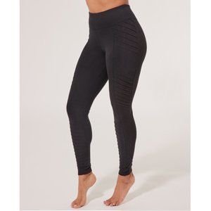 Pact Moto Leggings - Organic Cotton - Black - Med